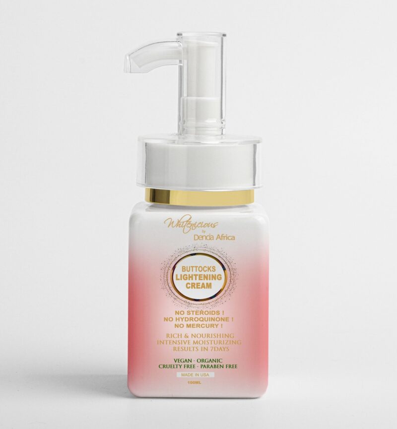 Hydroquinone cream for buttocks skin lightening.