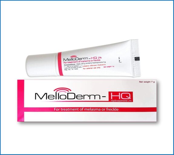 Melloderm Hydroquinone 4% skin lightening cream.