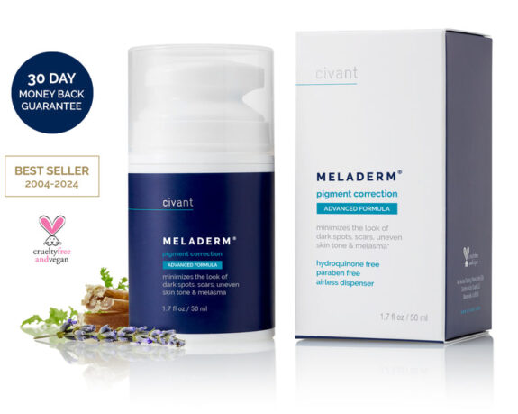 Meladerm Hydroquinone skin lightening cream.