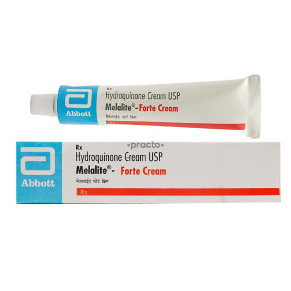 Melalite Cream: Skincare product image.