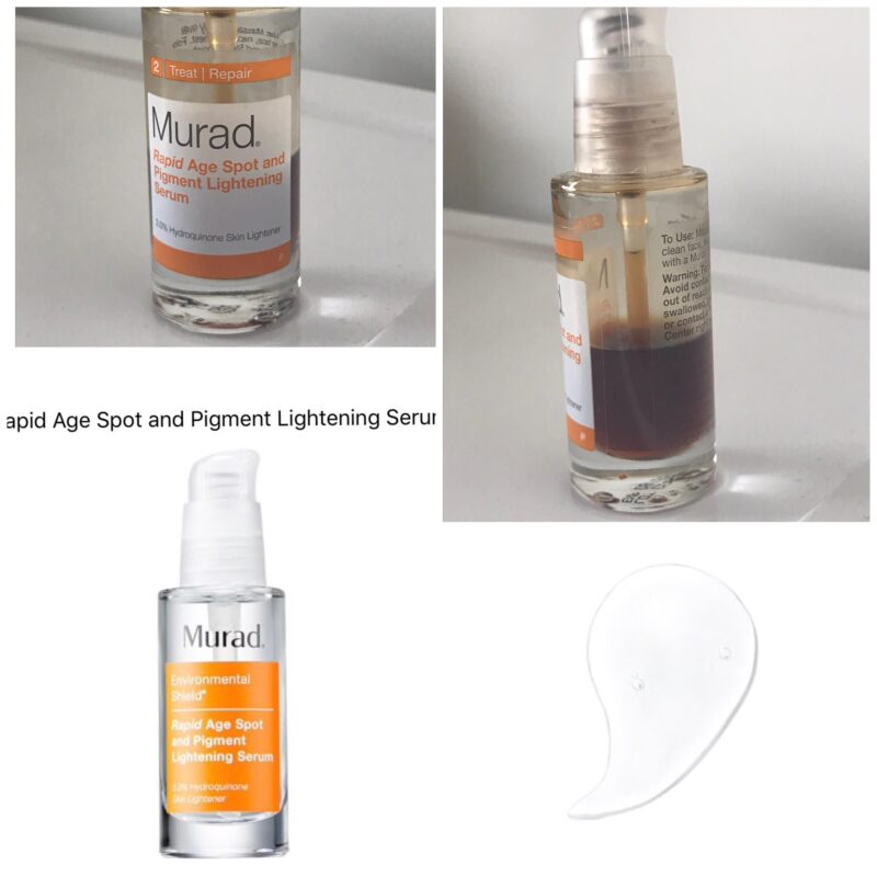 Expired hydroquinone cream tube.