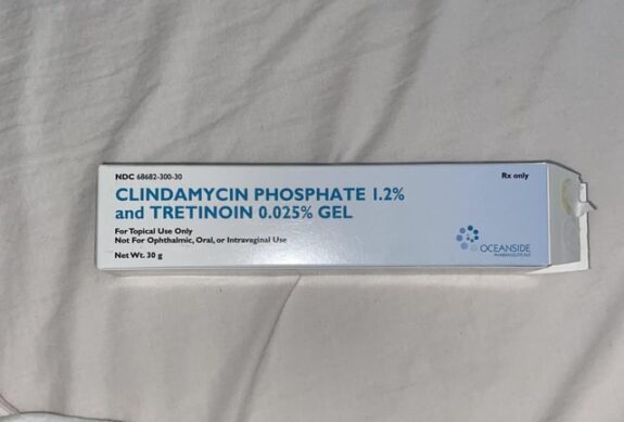 Clindamycin Phosphate 1.2% & Tretinoin 0.025% topical medication.