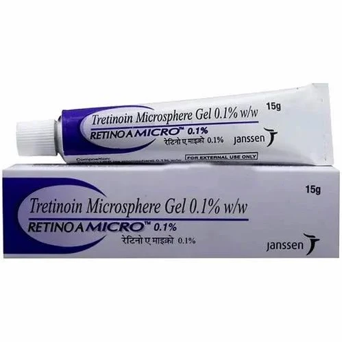 Micronized Tretinoin cream, skincare product.