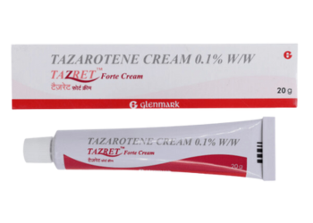 Tazorac Cream tube.