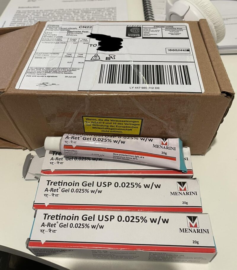 Alldaychemist Tretinoin Gel tube.