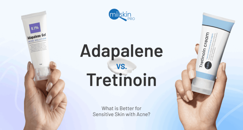 Tretinoin and Adapalene Gel. Acne treatment.